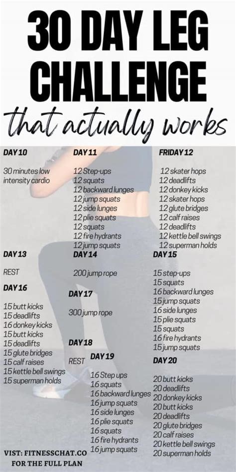 Ultimate Day Leg Challenge That Works Like Crazy