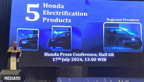 Honda Pamerkan Lima Kendaraan Elektrifikasi Di Giias