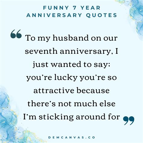 120+ Meaning 7 Year Anniversary Quotes To Show Your Love – Dem Canvas