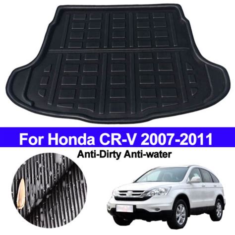 Rear Boot Cargo Liner Trunk Floor Mat Carpets Tray For Honda Cr V Crv