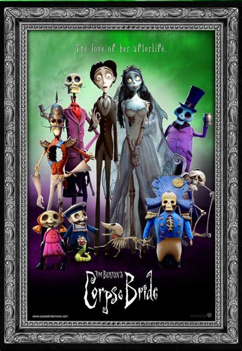 The Corpse Bride Movie Poster With Many Characters