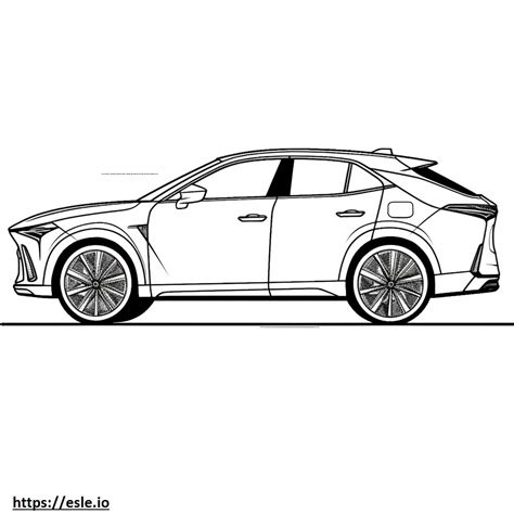 Lexus Ux 300h Awd 2025 Para Colorir