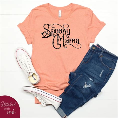 Spooky Mama Svg Spooky Mama Png Halloween Shirt Svg Vintage Etsy