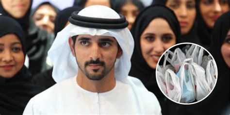 hh sheikh hamdan waves goodbye  single  plastic bags