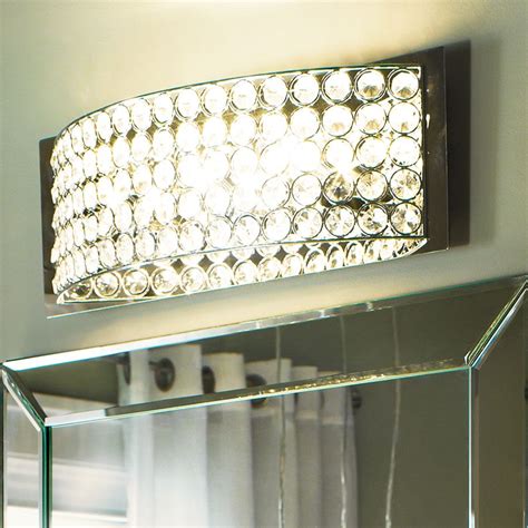 Crystal Light Fixtures Bathroom