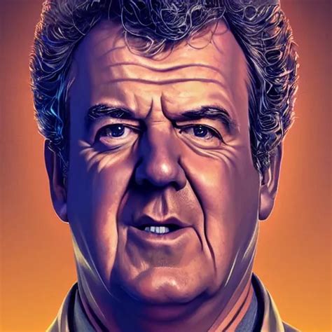 Symmetry Portrait Of Jeremy Clarkson Intricate Stable Diffusion