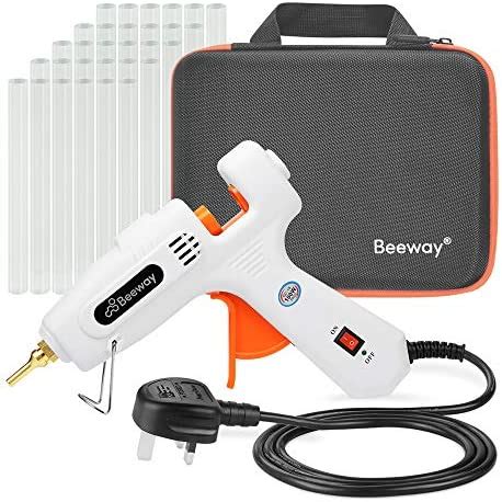 Hot Glue Gun With Carrying Case BEEWAY 20W Mini Glue Gun With 50pcs