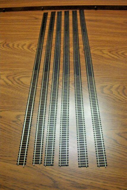 ATLAS 6 PIECES 3 Ft FLEX TRACK NICKEL SILVER CODE 100 HO SCALE EBay