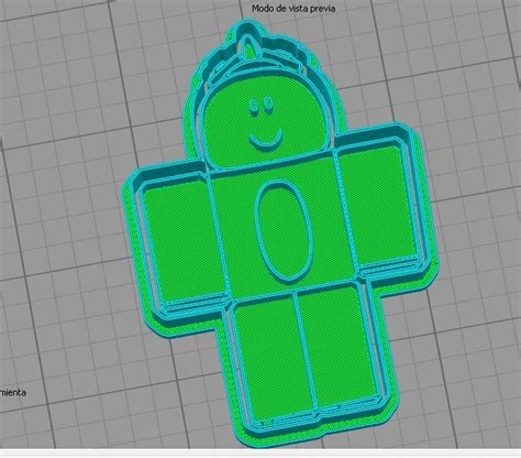 Stl File Roblox 1 Cookie Cutter Roblox Cookie Cutter 🍪 ・3d Printing