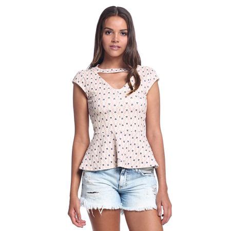 Blusas Femininas Peplum Estampanda De Al A Comprida Damyller