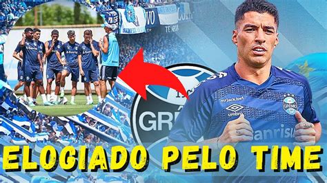 COLEGAS DE ELENCO DO GRÊMIO ADMIRAM HABILIDADE DE SUÁREZ EM TREINOS E