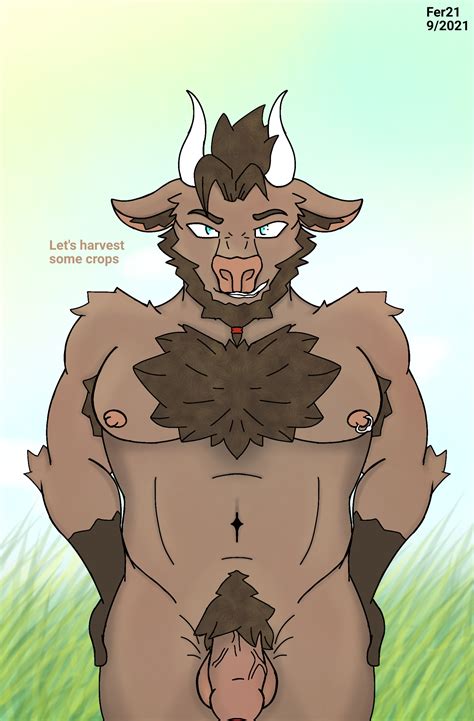 Rule 34 Absurd Res Anthro Bovid Bovine European Mythology Fer Foreskin Genitals Glans Greek