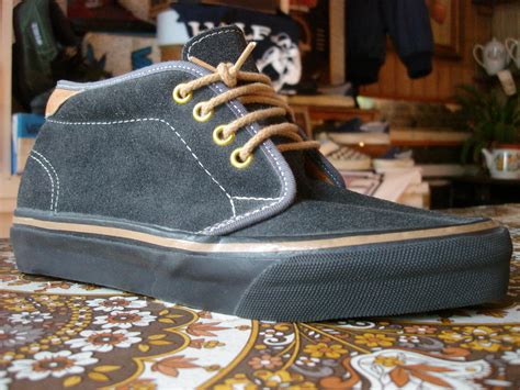 Theothersideofthepillow Vintage Vans Charcoal Suede Chukka Boot Style