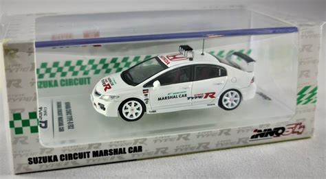 1 64 INNO64 Honda Civic FD2 Suzuki Circuit Marshal Car