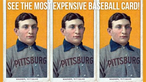 Seeing The Legendary Honus Wagner Baseball Card At The National Sports