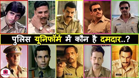 Top 10 Bollywood Actors In Police Officer Role Top 10 Iconic Cop