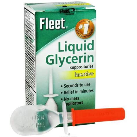 Fleet Liquid Glycerin Suppositories 6 Pack 4 Each