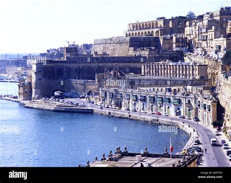 Grand Harbour, Valletta Stock Photo - Alamy