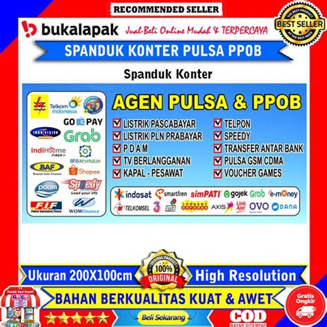 Jual Produk Spanduk Pulsa 2x1 Meter Termurah Dan Terlengkap Oktober