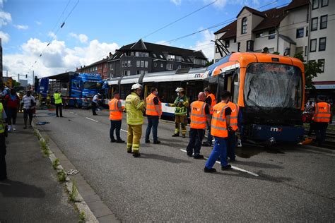 Mannheim Neckarau Stra Enbahn Schleift Sattelzug Meter Mit Update