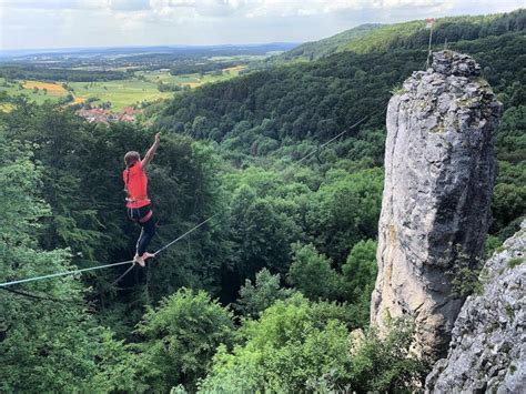 Slackliner Interview Antonia R Ede Passul Riding The Highline