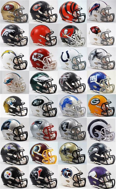 All 32 Nfl Current Riddell Speed Revolution Mini Football Helmets Ebay