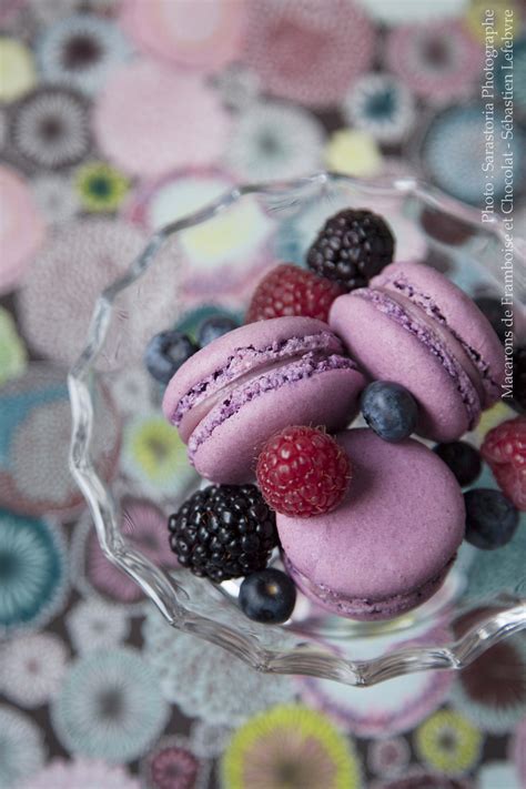 Macarons Aux Fruits Rouges Macaron Miam Fruits Rouges