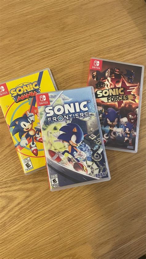 Sonic games for Nintendo Switch, Video Gaming, Video Games, Nintendo on ...