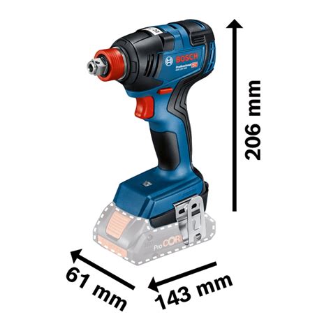 Llave De Impacto Inalámbrica De 1 4 Y 1 2 Solo Herramienta Bosch Gdx