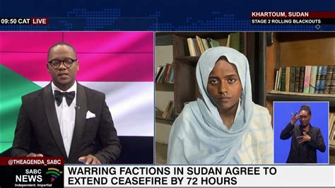 Warring Factions In Sudan Agree To Extend Ceasefire By 72 Hours Youtube