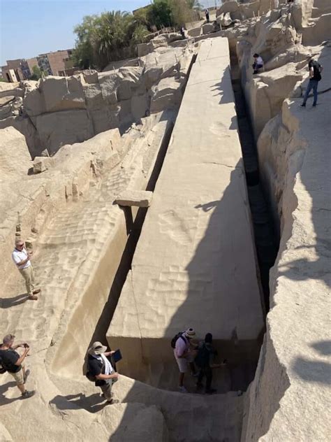 Aswan Quarry And The Unfinished Obelisk Scoop Marks Techzelle