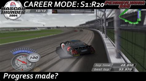 Nascar Thunder 2004 Career Mode S1r20 Pocohoe Youtube