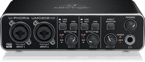 Test Behringer U Phoria Umc202hd Umc404hd Audionterface Amazonade