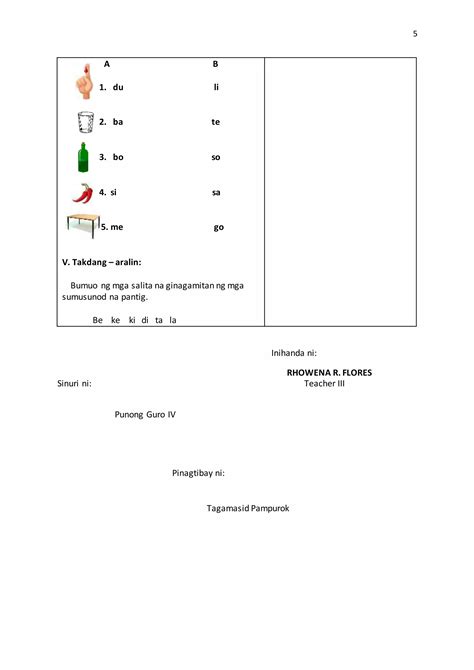 Cot Detailed Lesson Plan Filipino 1 Pdf