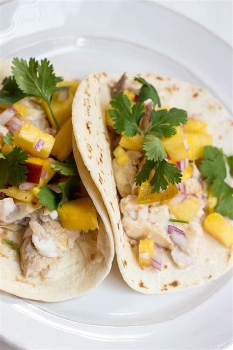 Fish Tacos With Pineapple Salsa Dash Of Herbs