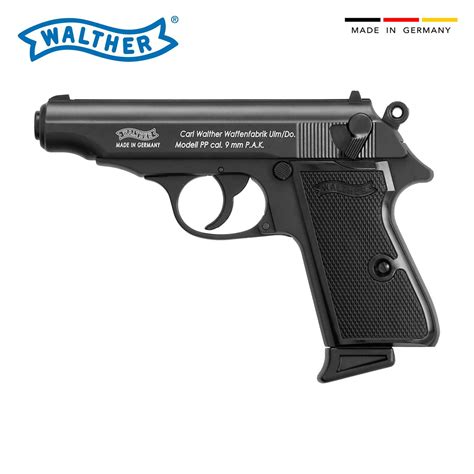 Walther PP Schreckschuss Pistole Schwarz 9 Mm P A K P18