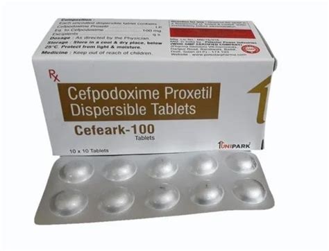 Cefeark 100 Mg Tablets At Rs 1490box Antibiotic Anti Allergic