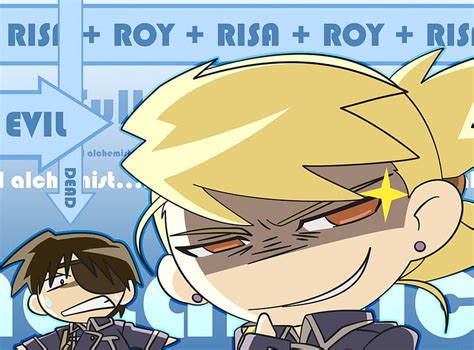 Roy Mustang Y Riza Hawkeye Winry Rockbell Edward Elric Roy Mustang