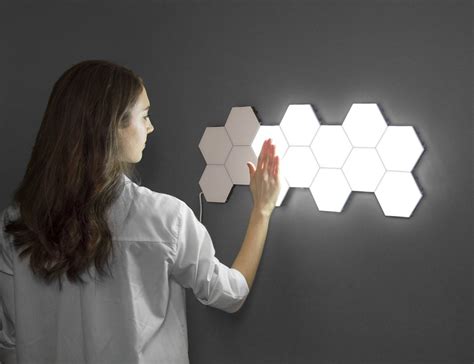 This Modular Lighting System Looks Like A Beehive On Your Wall