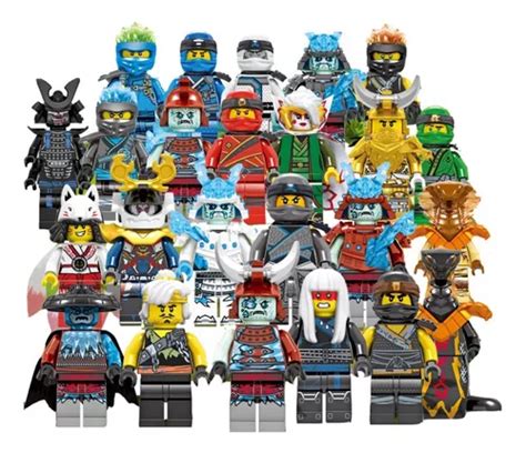 Kit Bonecos Ninjas Blocos De Montar Ninja Ninjago Parcelamento Sem