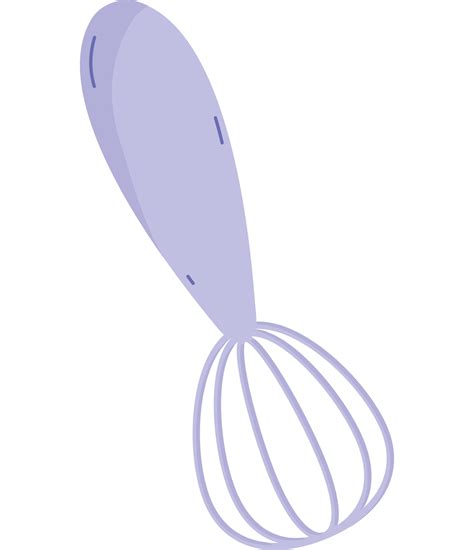 Purple Whisk Design Over White 24599189 Png