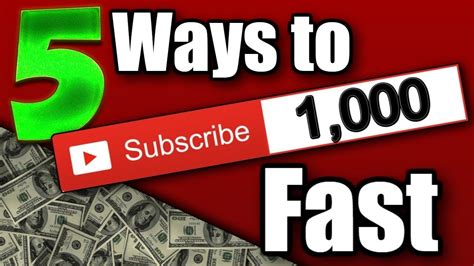 Ways How To Get Youtube Subscribers Fast Youtube