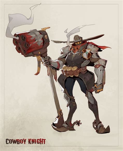 ArtStation - COWBOY KNIGHT, Zhuo | Character design inspiration, Cowboy ...