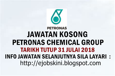 Jawatan Kosong Petronas Chemical Group Julai