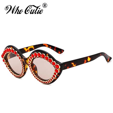 Who Cutie 2018 Sexy Lips Shape Sunglasses Women Diamond Luxury Brand