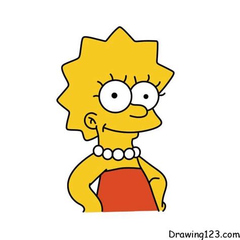 Lisa Simpson Drawing