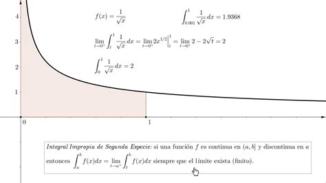 Unnoba An Lisis Matem Tico Aplicado Integrales Impropias Segunda