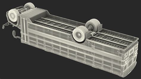 Blue Bird Commercial Bus 3d Model 159 3ds Blend C4d Fbx Max Ma