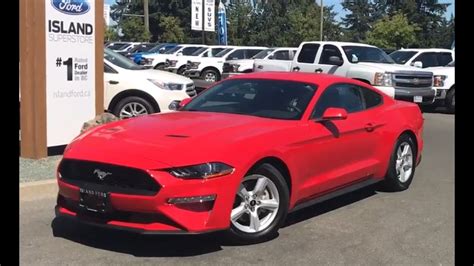 Red 2018 Ford Mustang Ecoboost Review Island Ford Youtube