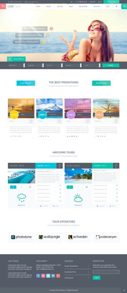 10 Best Tour And Travel Agency Wordpress Themes 2019